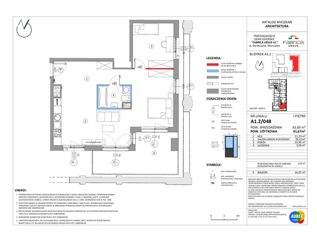 Mieszkanie w inwestycji Fabrica Ursus, symbol A1.2/048 » nportal.pl