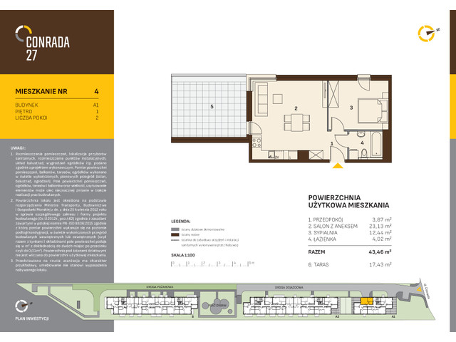 Mieszkanie w inwestycji Conrada 27, symbol C27-LM-A1-4 » nportal.pl