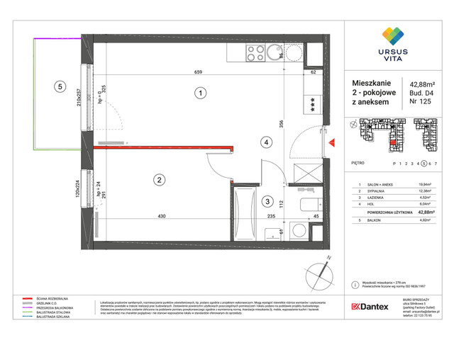 Mieszkanie w inwestycji Ursus Vita, symbol UV_D4D5-M125 » nportal.pl