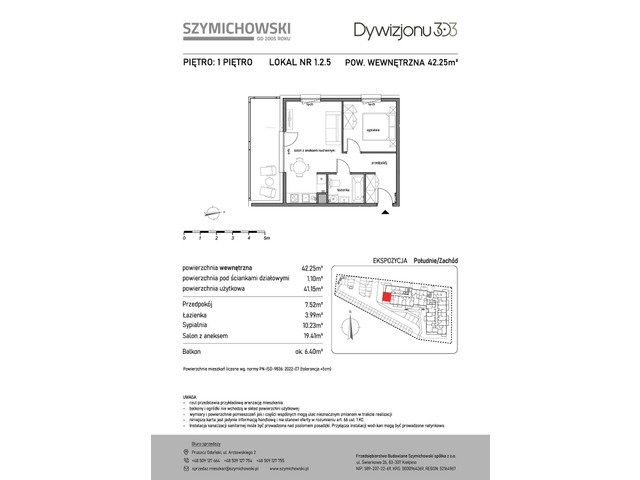 Mieszkanie w inwestycji Dywizjonu 303, symbol 1.2.5. » nportal.pl