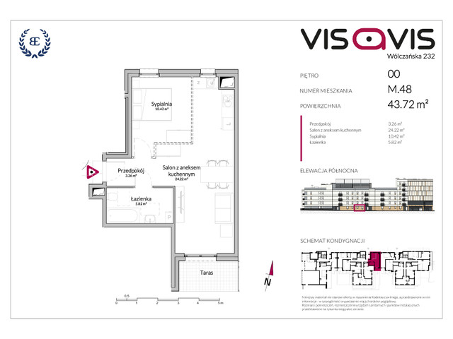 Mieszkanie w inwestycji VISAVIS, symbol 00.M.48 » nportal.pl