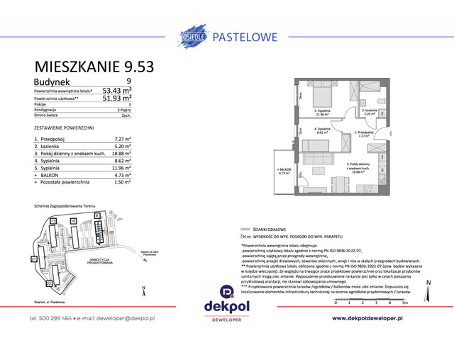 Mieszkanie w inwestycji Osiedle Pastelowe etap III, symbol 9.53 » nportal.pl