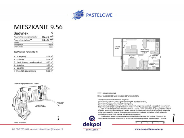 Mieszkanie w inwestycji Osiedle Pastelowe etap III, symbol 9.56 » nportal.pl