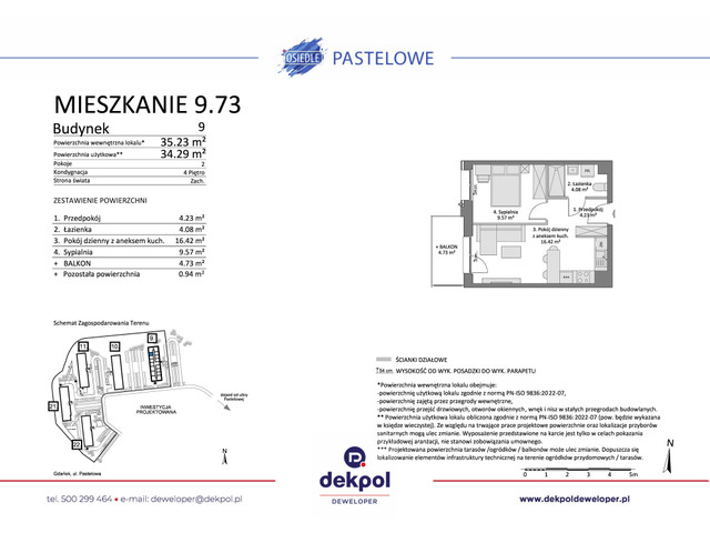 Mieszkanie w inwestycji Osiedle Pastelowe etap III, symbol 9.73 » nportal.pl