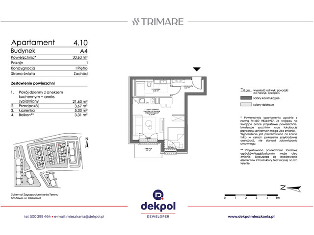 Mieszkanie w inwestycji TRIMARE, symbol 4.10 » nportal.pl