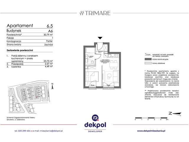 Mieszkanie w inwestycji TRIMARE, symbol 6.5 » nportal.pl