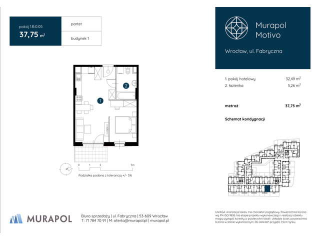 Mieszkanie w inwestycji Murapol Motivo, symbol 1.B.0.05 » nportal.pl
