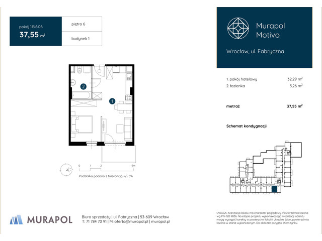 Mieszkanie w inwestycji Murapol Motivo, symbol 1.B.6.06 » nportal.pl