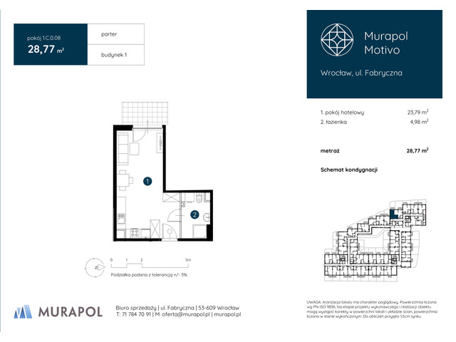 Mieszkanie w inwestycji Murapol Motivo, symbol 1.C.0.08 » nportal.pl