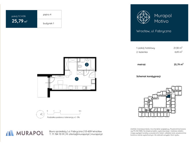 Mieszkanie w inwestycji Murapol Motivo, symbol 1.C.4.06 » nportal.pl