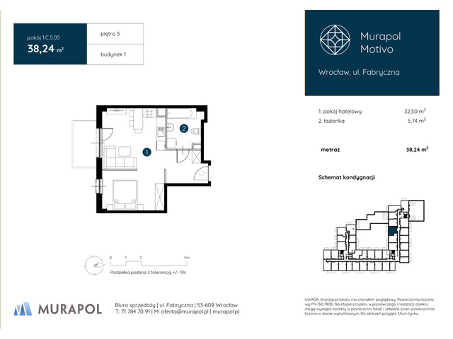 Mieszkanie w inwestycji Murapol Motivo, symbol 1.C.5.05 » nportal.pl