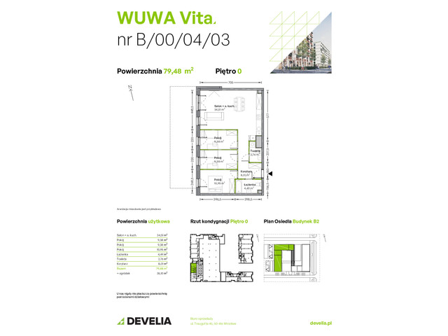 Mieszkanie w inwestycji WUWA Vita, symbol B.00.04.03 » nportal.pl
