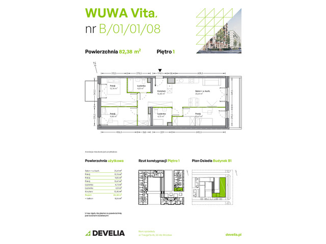 Mieszkanie w inwestycji WUWA Vita, symbol B.01.01.08 » nportal.pl