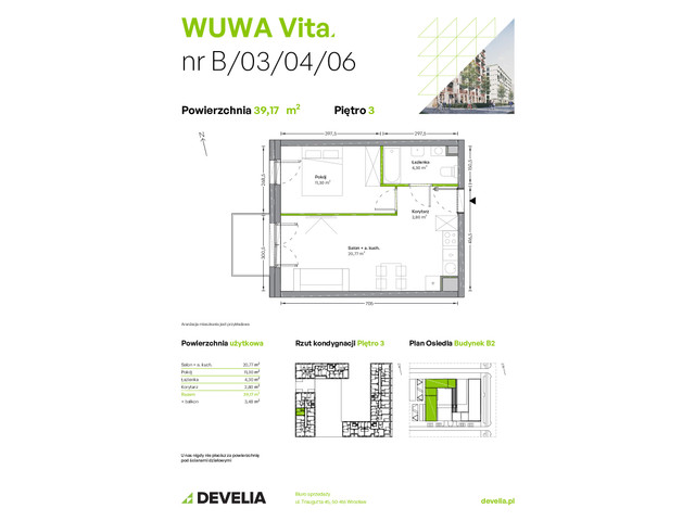 Mieszkanie w inwestycji WUWA Vita, symbol B.03.04.06 » nportal.pl