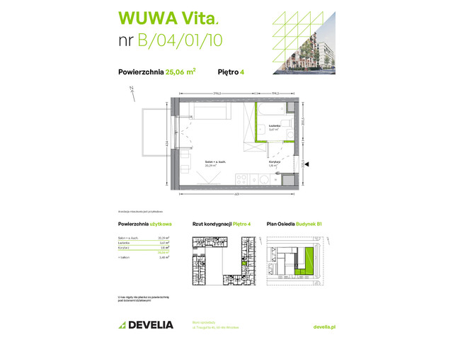 Mieszkanie w inwestycji WUWA Vita, symbol B.04.01.10 » nportal.pl