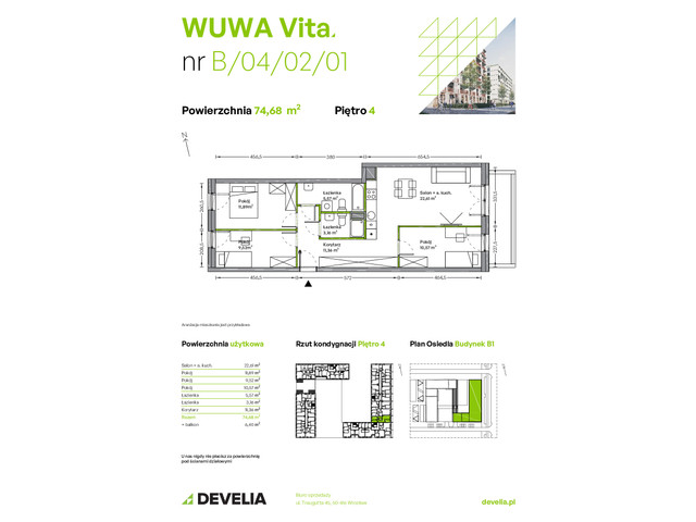 Mieszkanie w inwestycji WUWA Vita, symbol B.04.02.01 » nportal.pl