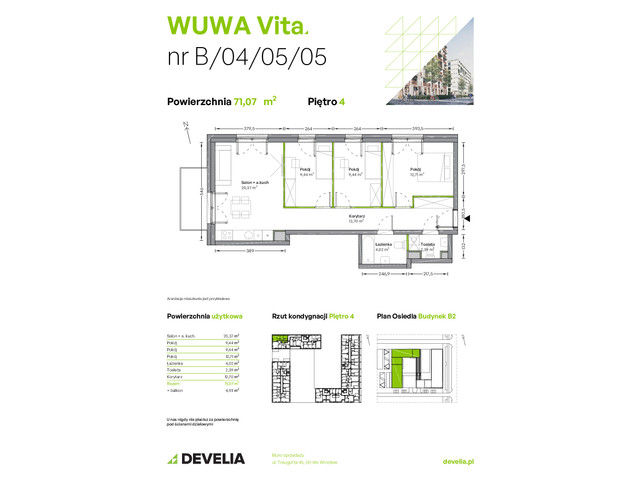 Mieszkanie w inwestycji WUWA Vita, symbol B.04.05.05 » nportal.pl