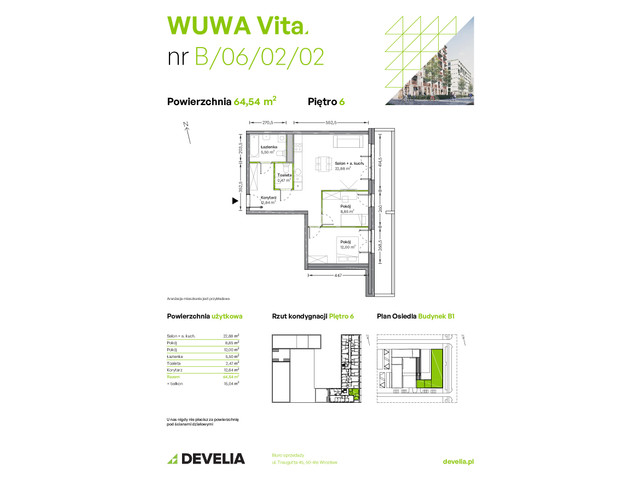 Mieszkanie w inwestycji WUWA Vita, symbol B.06.02.02 » nportal.pl