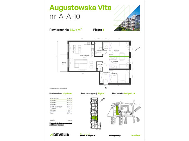 Mieszkanie w inwestycji Augustowska Vita, symbol A/A/10 » nportal.pl