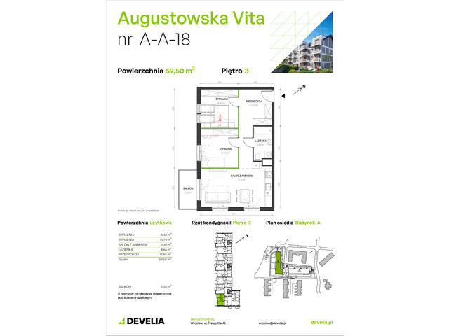 Mieszkanie w inwestycji Augustowska Vita, symbol A/A/18 » nportal.pl