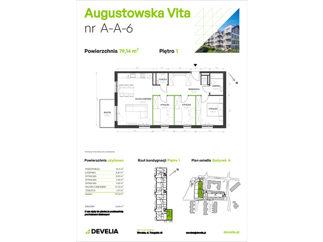 Mieszkanie w inwestycji Augustowska Vita, symbol A/A/6 » nportal.pl