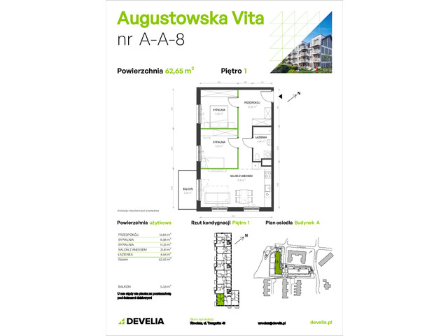 Mieszkanie w inwestycji Augustowska Vita, symbol A/A/8 » nportal.pl