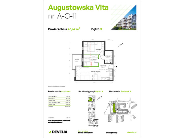 Mieszkanie w inwestycji Augustowska Vita, symbol A/C/11 » nportal.pl