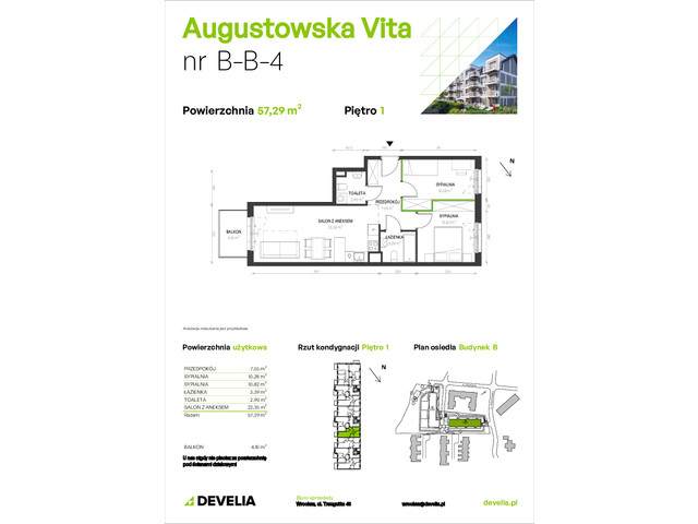 Mieszkanie w inwestycji Augustowska Vita, symbol B/B/4 » nportal.pl