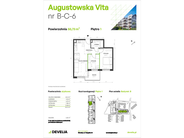 Mieszkanie w inwestycji Augustowska Vita, symbol B/C/6 » nportal.pl