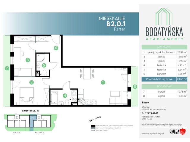 Mieszkanie w inwestycji Bogatyńska Apartamenty, symbol B2_0_1 » nportal.pl