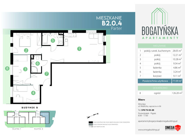 Mieszkanie w inwestycji Bogatyńska Apartamenty, symbol B2_0_4 » nportal.pl