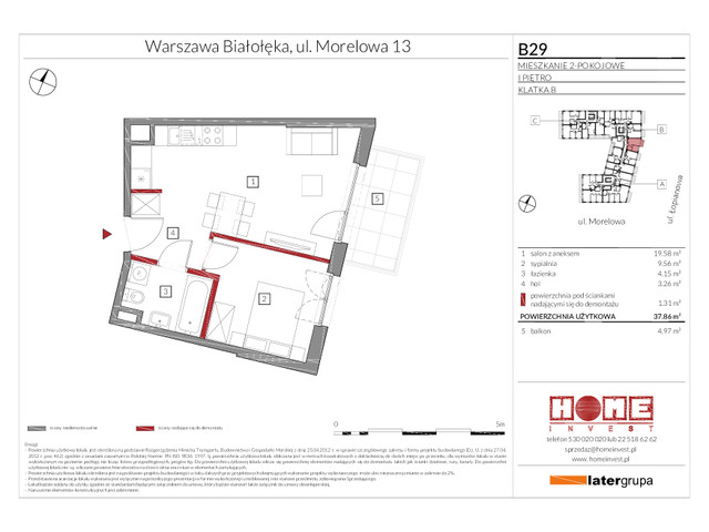 Mieszkanie w inwestycji Przystań Żerań, symbol B27 » nportal.pl