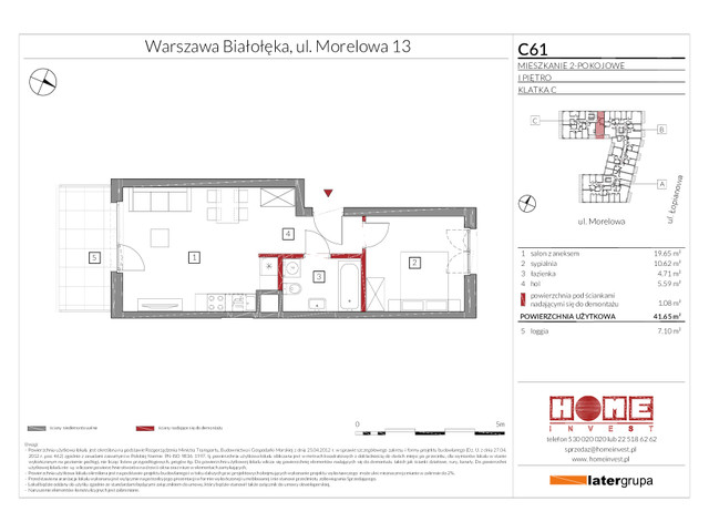 Mieszkanie w inwestycji Przystań Żerań, symbol B33 » nportal.pl