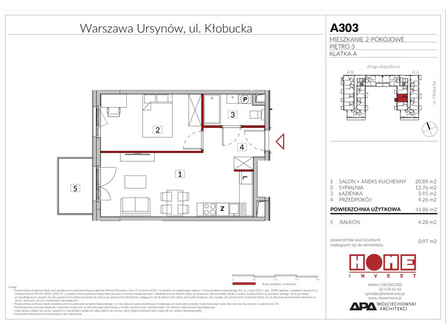 Mieszkanie w inwestycji Enklawa Ursynów, symbol A303 » nportal.pl