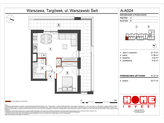 Mieszkanie w inwestycji Warszawski Świt VII, symbol A-A024 » nportal.pl