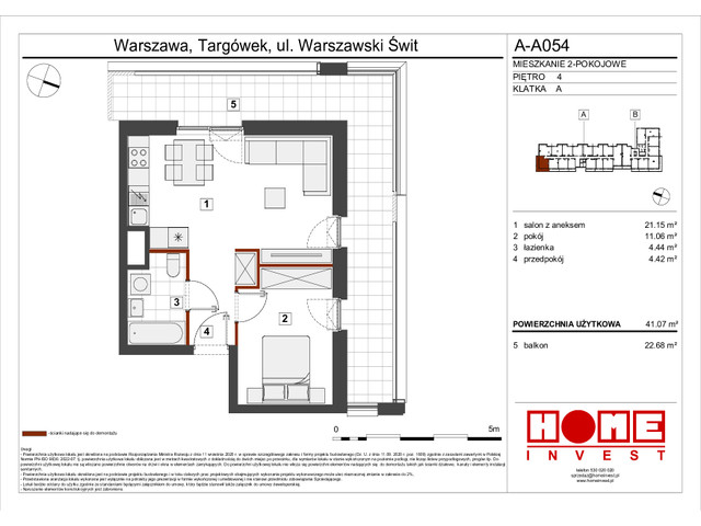 Mieszkanie w inwestycji Warszawski Świt VII, symbol A-A054 » nportal.pl