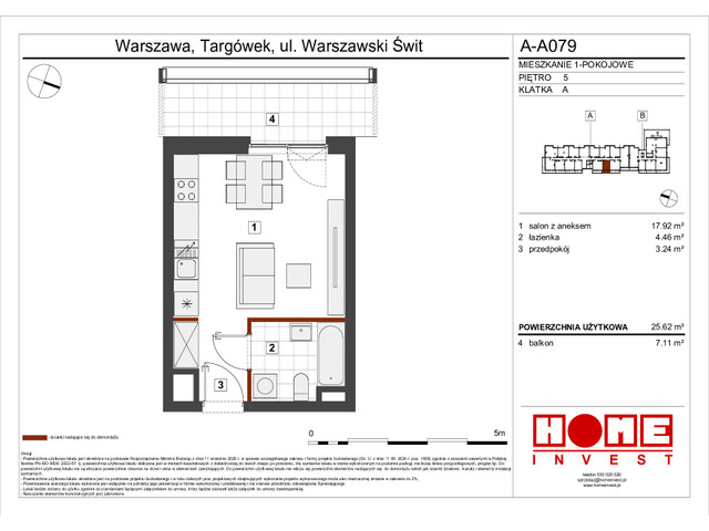Mieszkanie w inwestycji Warszawski Świt VII, symbol A-A079 » nportal.pl