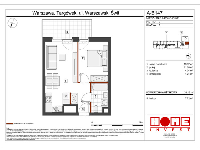 Mieszkanie w inwestycji Warszawski Świt VII, symbol A-B147 » nportal.pl