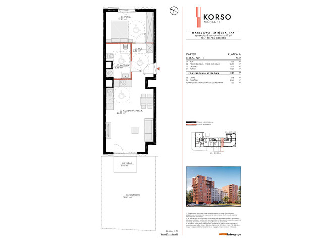 Mieszkanie w inwestycji Korso Mińska 17, symbol 1 » nportal.pl