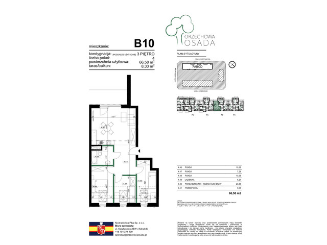 Mieszkanie w inwestycji Orzechowa Osada, budynek II Etap, symbol 2.B10 » nportal.pl