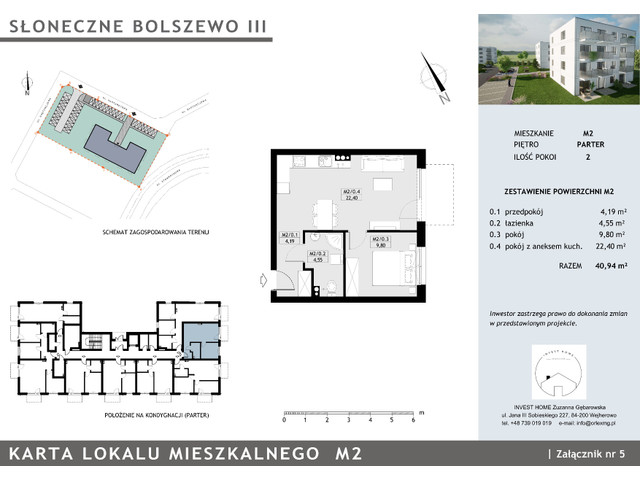 Mieszkanie w inwestycji Słoneczna Bolszewo III, symbol III.M2 » nportal.pl