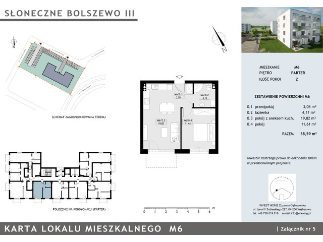 Mieszkanie w inwestycji Słoneczna Bolszewo III, symbol III.M6 » nportal.pl