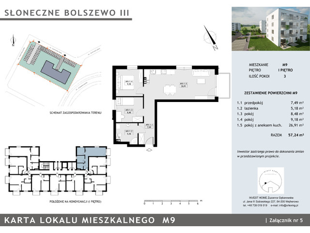 Mieszkanie w inwestycji Słoneczna Bolszewo III, symbol III.M9 » nportal.pl