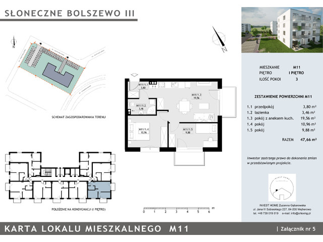 Mieszkanie w inwestycji Słoneczna Bolszewo III, symbol III.M11 » nportal.pl