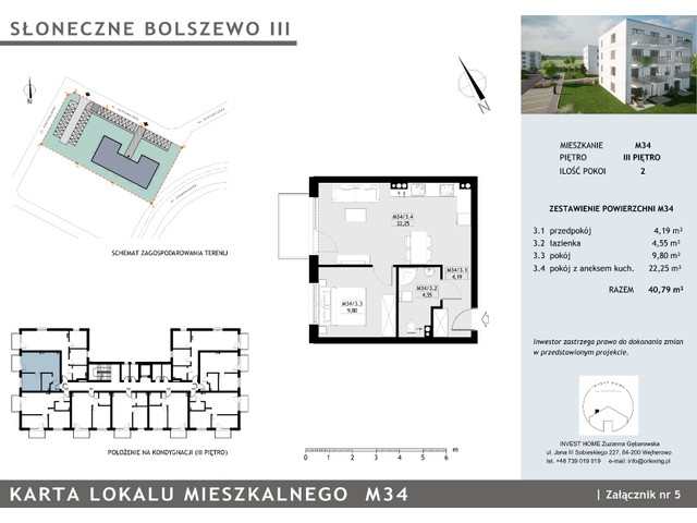 Mieszkanie w inwestycji Słoneczna Bolszewo III, symbol III.M34 » nportal.pl
