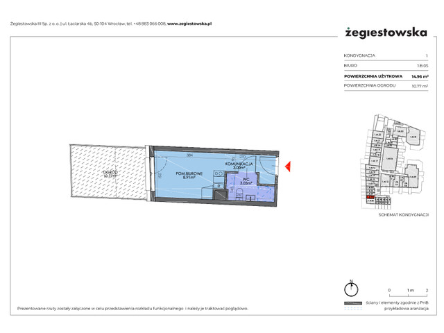 Mieszkanie w inwestycji Żegiestowska III, budynek Rezerwacja, symbol 1.B.05 » nportal.pl