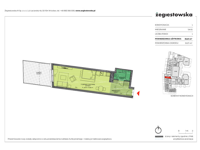 Mieszkanie w inwestycji Żegiestowska III, symbol 1.M.15 » nportal.pl