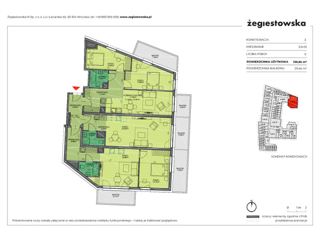 Mieszkanie w inwestycji Żegiestowska III, symbol 3.M.01 » nportal.pl