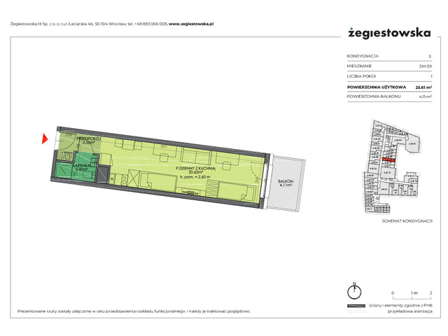 Mieszkanie w inwestycji Żegiestowska III, symbol 3.M.09 » nportal.pl