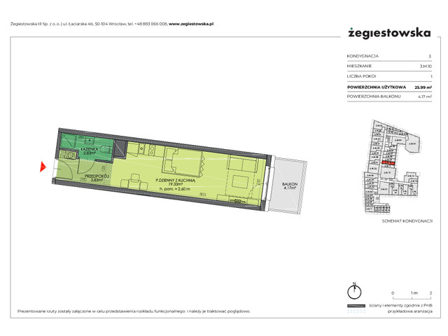 Mieszkanie w inwestycji Żegiestowska III, symbol 3.M.10 » nportal.pl